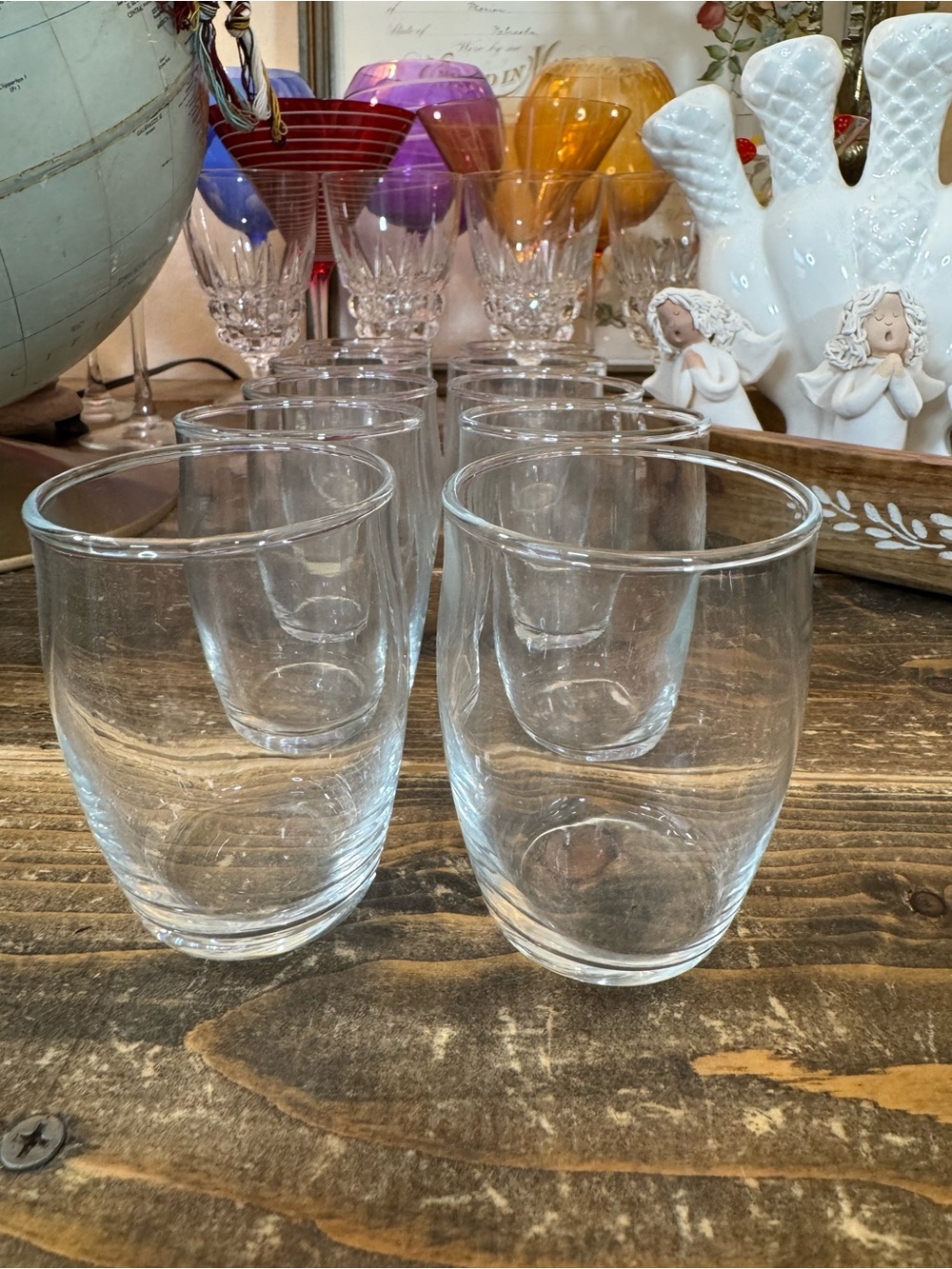 Clear Double-Wall Glass Tumbler - Set of 10